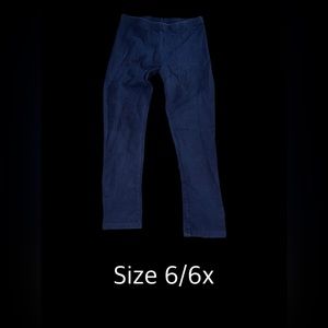Girls jeggings size 6/6x